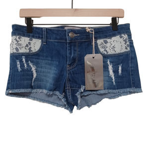 American Styles Juniors Iris Basic Jeans Shorts Size XL NWT
